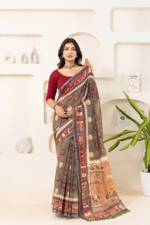Mehfil Bandhani Saree