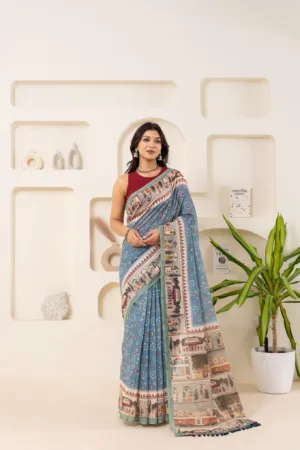 Mehfil Bandhani Saree