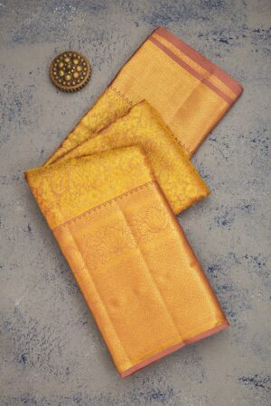 Gold Zariwork Pure Silk Saree