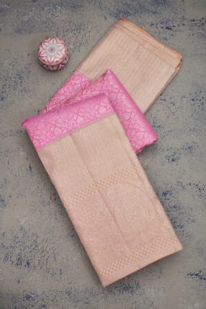 Mauve Zariwork Pure Silk Saree